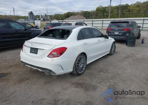 2017 Mercedes-Benz C 300 Sport from USA, damaged, VIN 55SWF4JB4HU218602